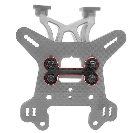 T-Work's Renfort fixation Aileron Carbone RC8B4 TO-328-A - Image 2