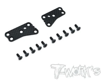 T-Work's Renforts Triangles Carbone Supérieurs Team Asso RC8B3.2 (x2) TO-246-B3.2-UF