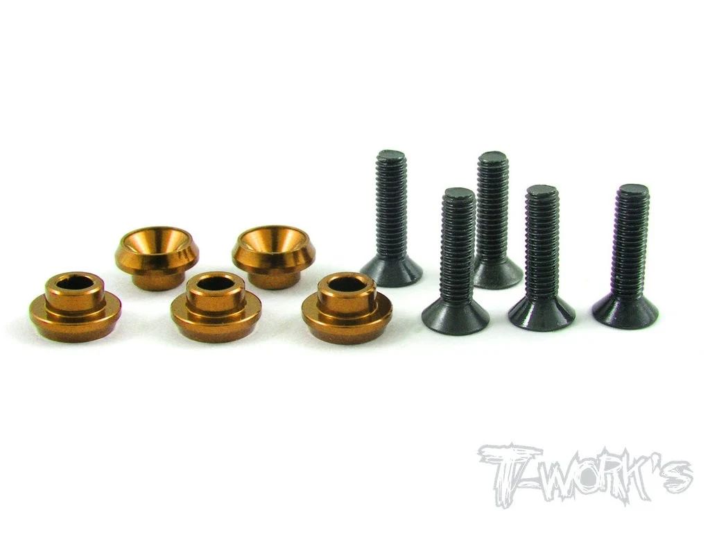 T-Work's Rondelles Alu de Servo Sanwa/Futaba TA-032 - Image 3