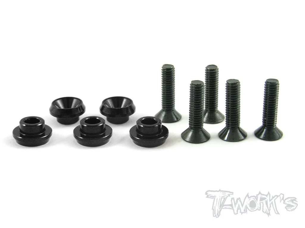 T-Work's Rondelles Alu de Servo Sanwa/Futaba TA-032 - Image 4