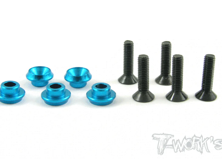 T-Work's Rondelles Alu de Servo Sanwa/Futaba TA-032 - Image 5