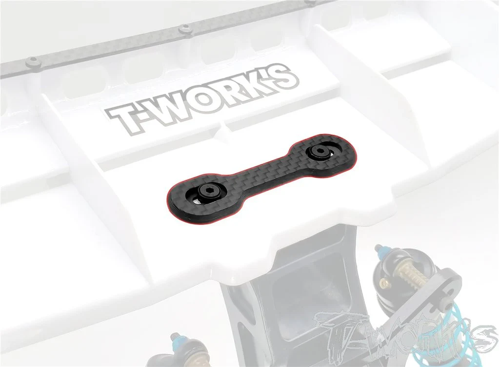 T-Work's Rondelles d'Aileron Monobloc Carbone TT 1/8 TO-300 - Image 2