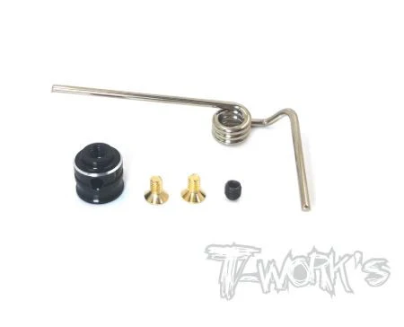 T-Work's Support d’échappement à ressort Kyosho MP9/10 TO-277-K