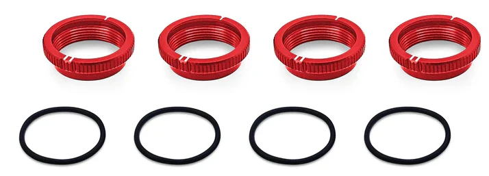 T-Work's Bagues amortisseurs Universelle 16mm Alu (x4) 1/8 TO-356 - Image 2