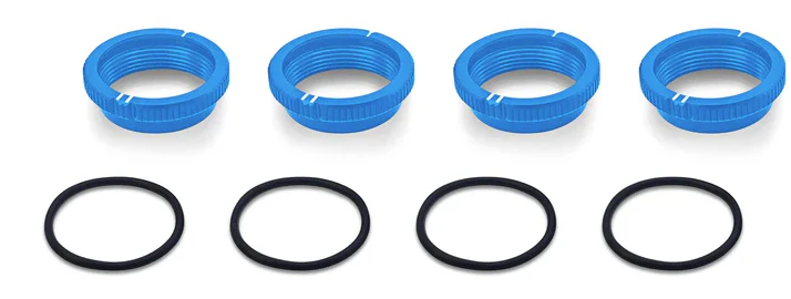 T-Work's Bagues amortisseurs Universelle 16mm Alu (x4) 1/8 TO-356 - Image 3