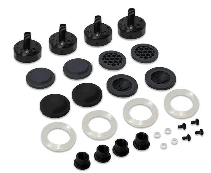 T-Work's Bouchon d'amortisseur + Membrane Pro V2 (x4) MP10 TO-343-K