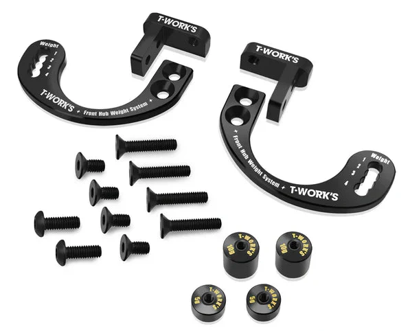 T-Work's Kit de poids pour fusées avant RC8 B4.1 TO-358-AE