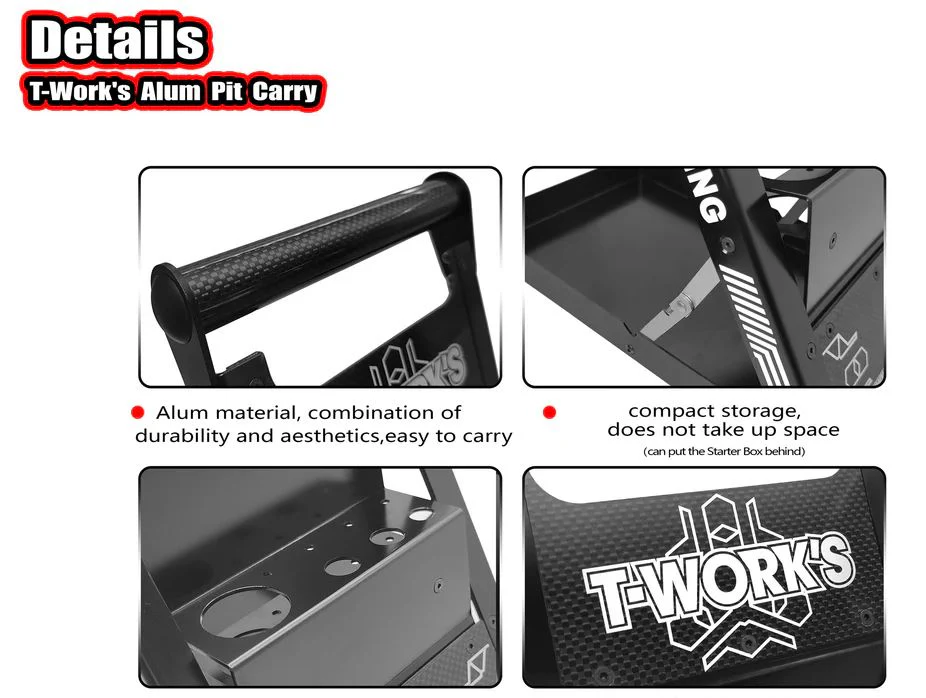 T-Work's Pit Box Prenium Thermique Alu et Carbone TT-102A - Image 4