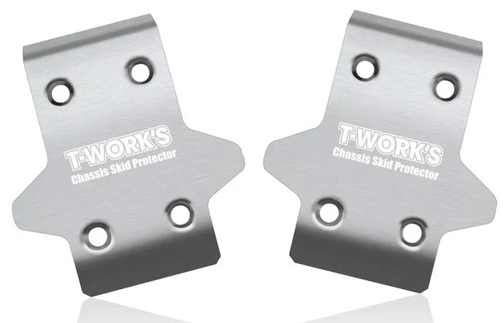 T-Work's Sabot de Protection Avant Inox (x2) D8 E8 TO-235-D8