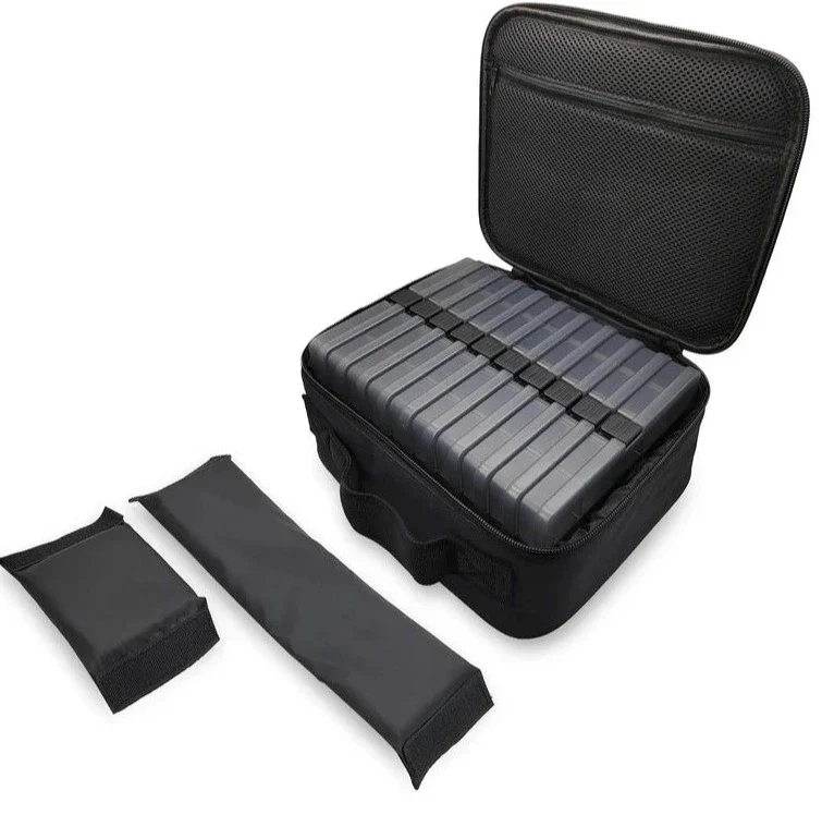 T-Work's Sacoche + 10 Boites de rangement 17.7x10.2x2.6cm TT-119-B - Image 2