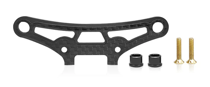 T-Work's Support supérieur pare chocs carbone MS2.0 TE-203-BD9
