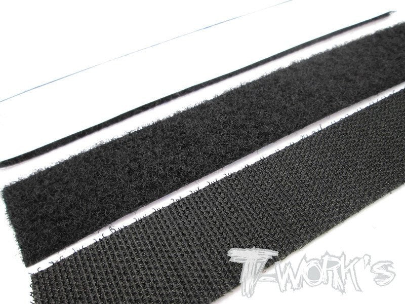 T-Work’s Velcro Autocollant en bandes 25x150mm (x3) TA-076 - Image 3