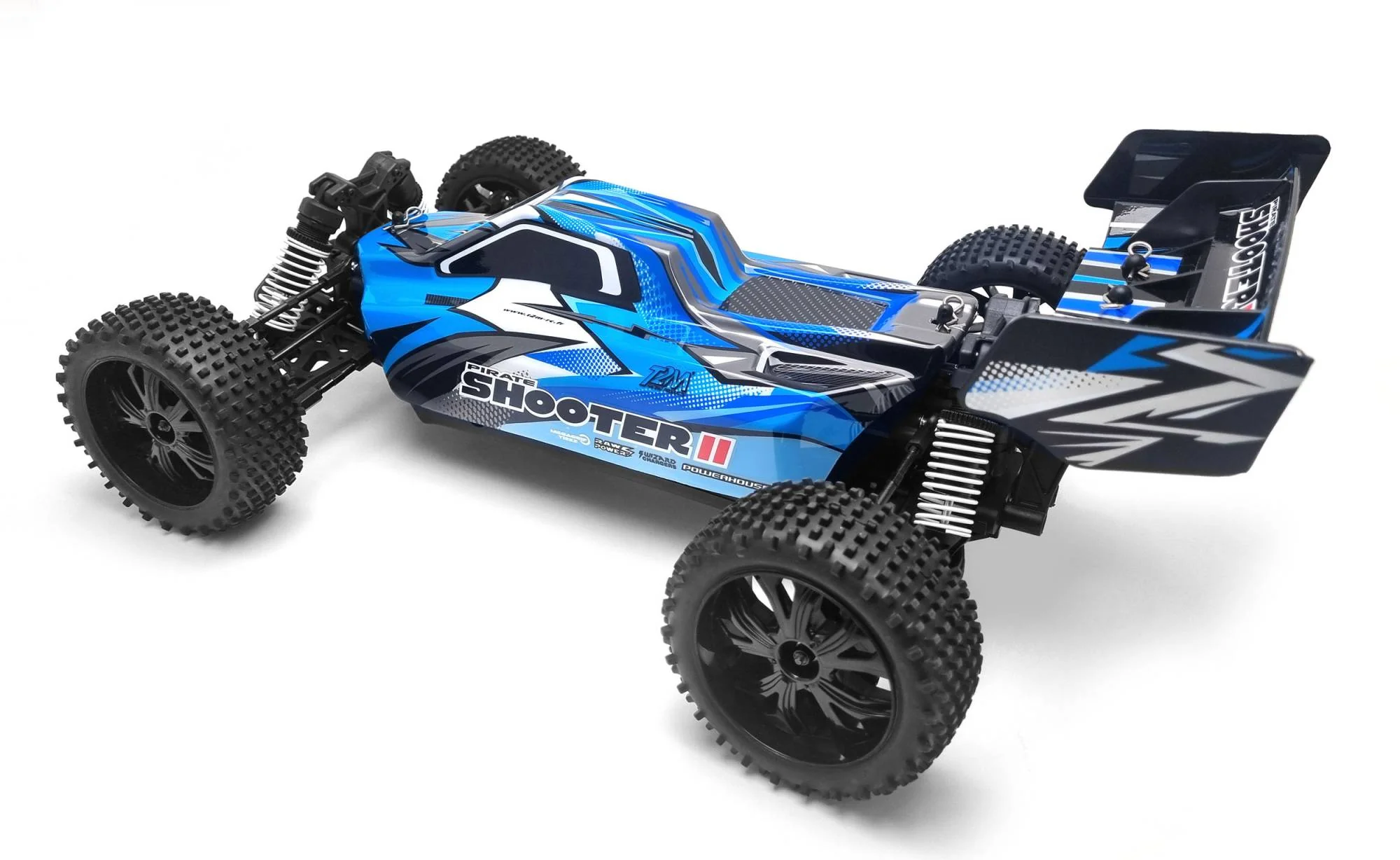 T2M Buggy Pirate Shooter II Brushed Bleu RTR T4989BU - Image 3