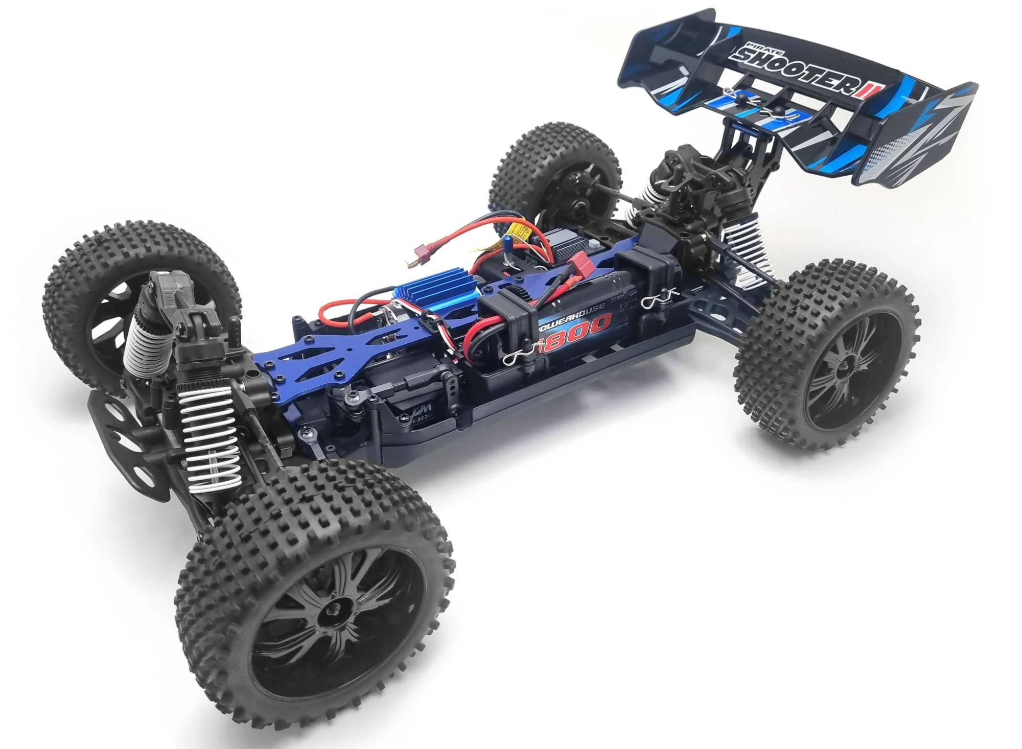 T2M Buggy Pirate Shooter II Brushed Bleu RTR T4989BU - Image 6