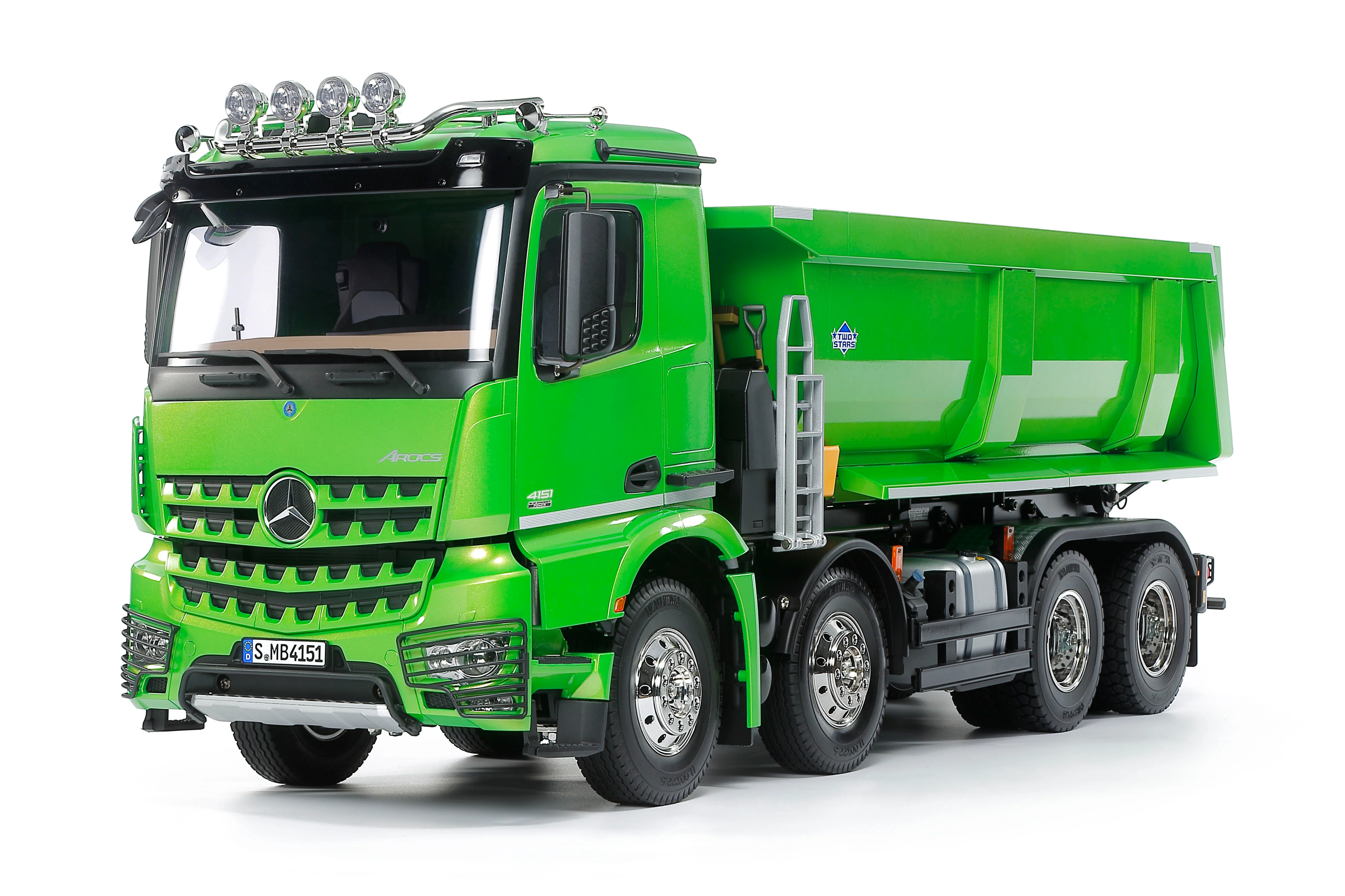 Tamiya Camion Benne Mercedes Arocs 4151 8x4 KIT Vert 47523