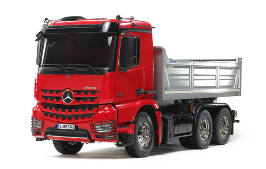 Tamiya Camion Benne Mercedes Arocs Rouge 3348 6x4 KIT 56361