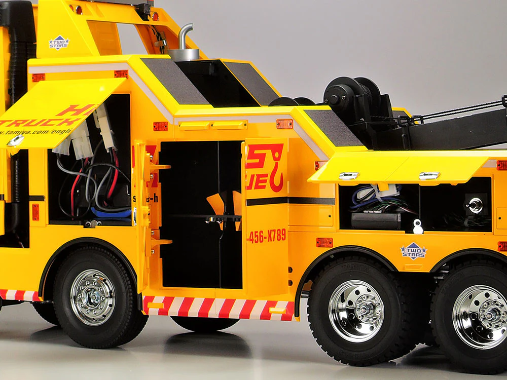 Tamiya Camion Volvo FH16 Globetrotter 750 8x4 Tow Truck KIT 56362 - Image 8