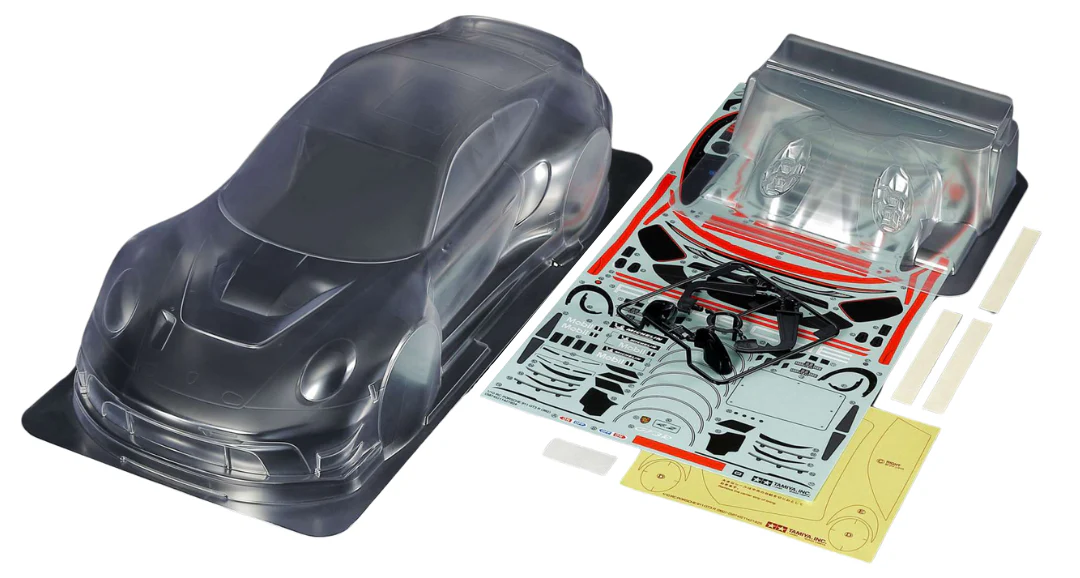 Tamiya Carrosserie Porsche 911 GT3 R (992) 190mm 51752 - Image 2