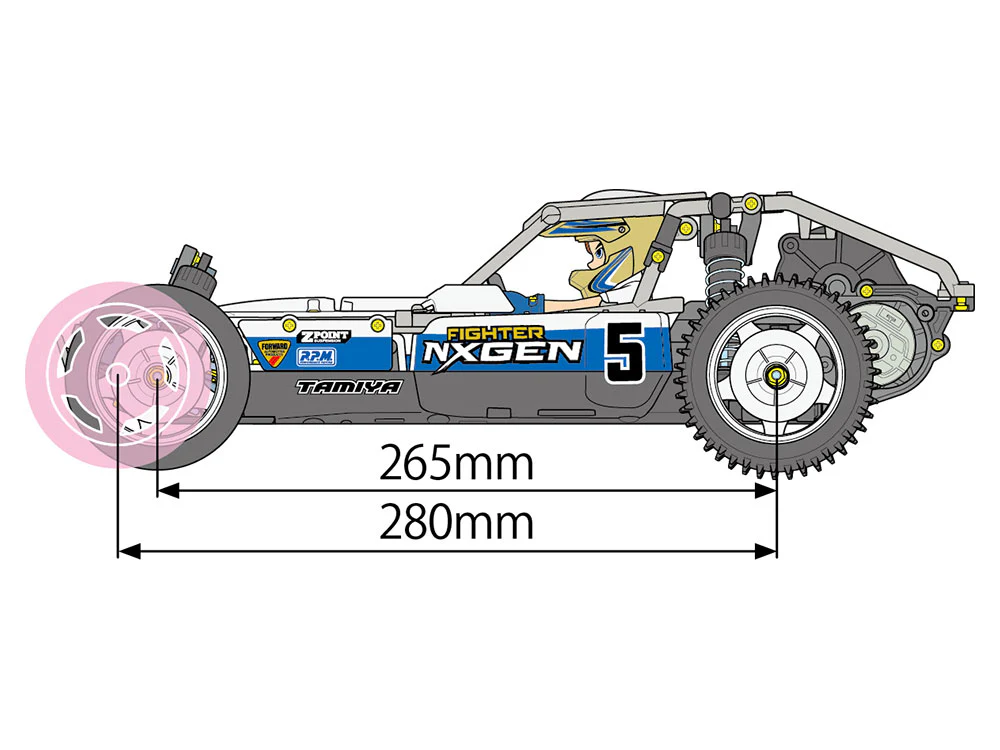 Tamiya DT-04 Buggy Fighter NXGEN KIT 58741 - Image 5