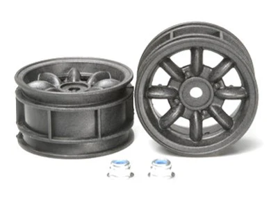 Tamiya Jantes Mini Cooper Renforcées Noir M-chassis (x2) 53341