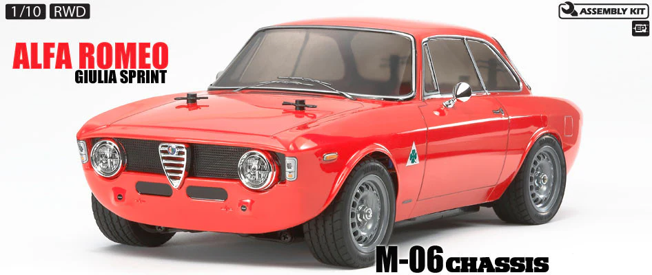 Tamiya M-06 Alfa Romeo Giulia Sprint  KIT 58486 - Image 3