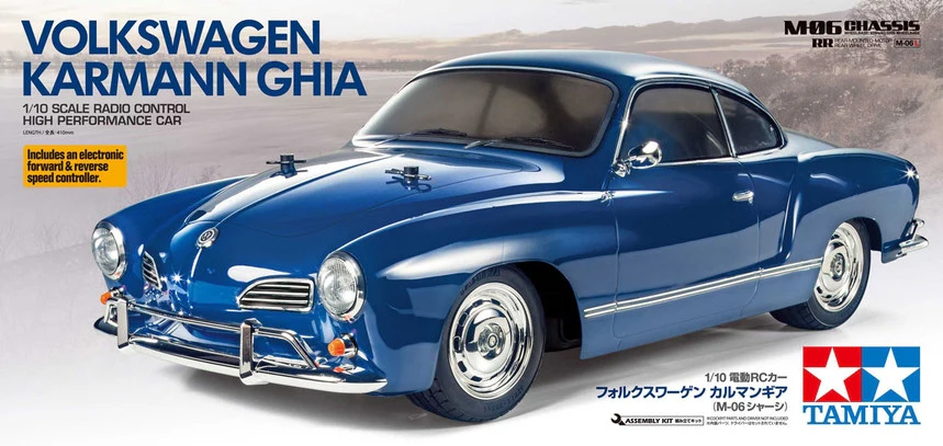 Tamiya M-06 Volkswagen Karmann Ghia KIT 58677 - Image 2
