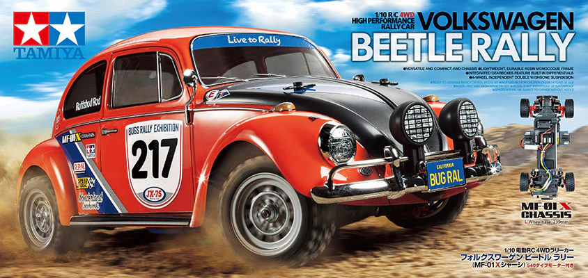 Tamiya MF-01X VW Beetle Rally KIT 58650 - Image 3
