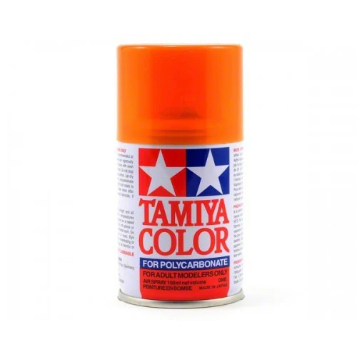 Tamiya Peinture Lexan Orange Translucide PS-43 86043