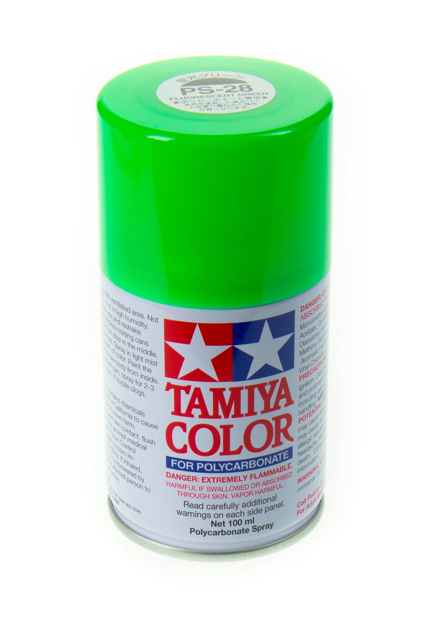 Tamiya Peinture Lexan Vert Fluo PS-28 86028