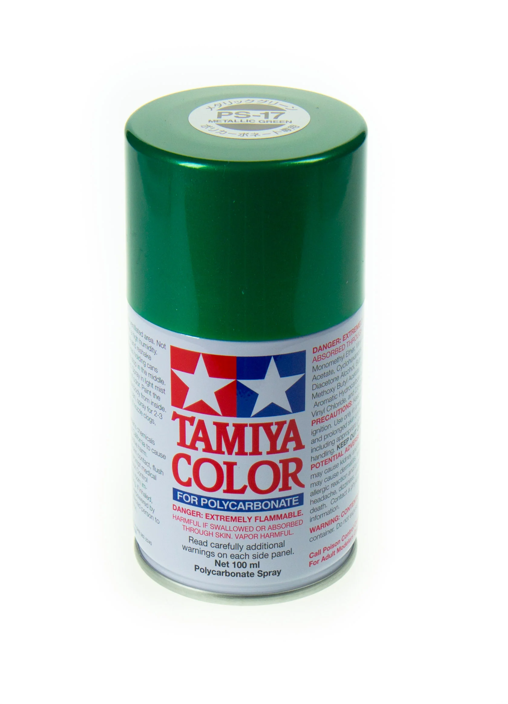 Tamiya Peinture Lexan Vert Métallisé PS-17 86017