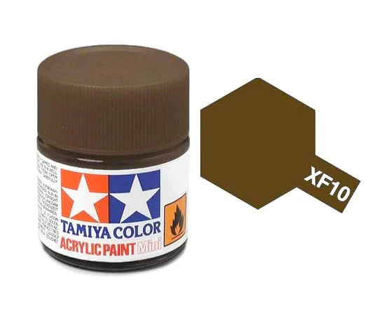 Tamiya Peinture Mini XF10 Brun Mat 81710