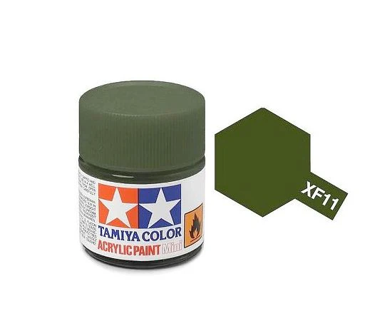 Tamiya Peinture Mini XF11 Vert Aéronaval Mat 81711
