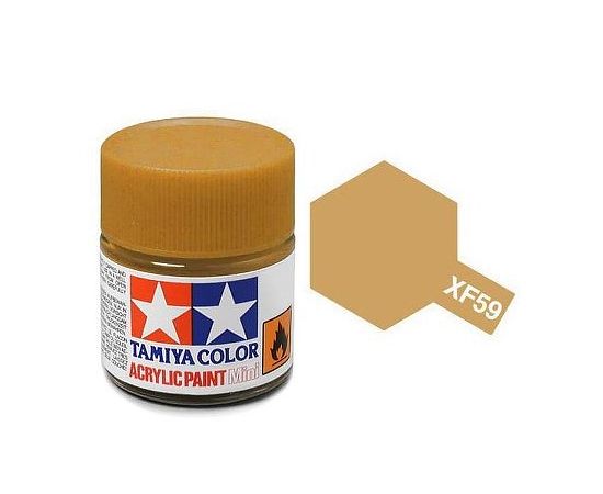 Tamiya Peinture Mini XF59 Jaune Désert Mat 81759