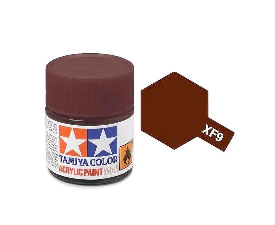 Tamiya Peinture Mini XF9 Rouge Sombre Mat 81709