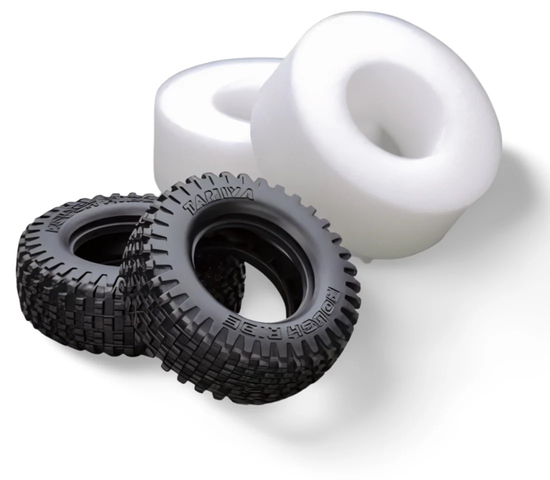 Tamiya Pneus Arrière + Inserts (x2) BBX 51717