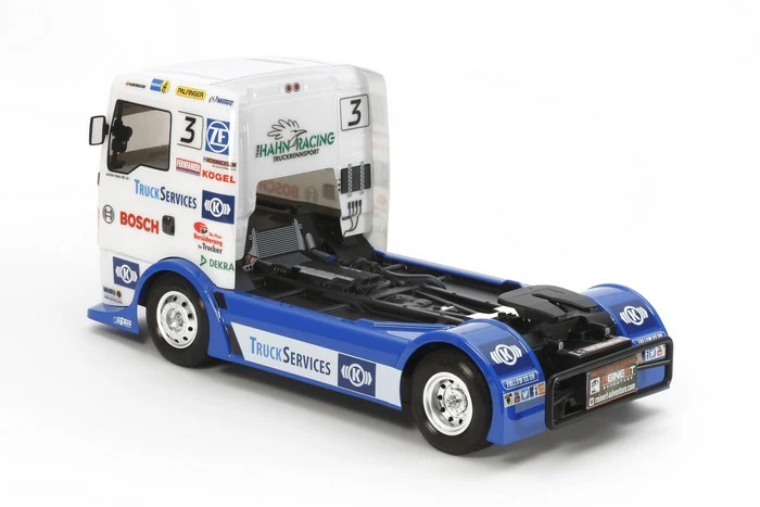 Tamiya TT-01E Camion MAN TGS Team Hahn Racing KIT 58632 - Image 4