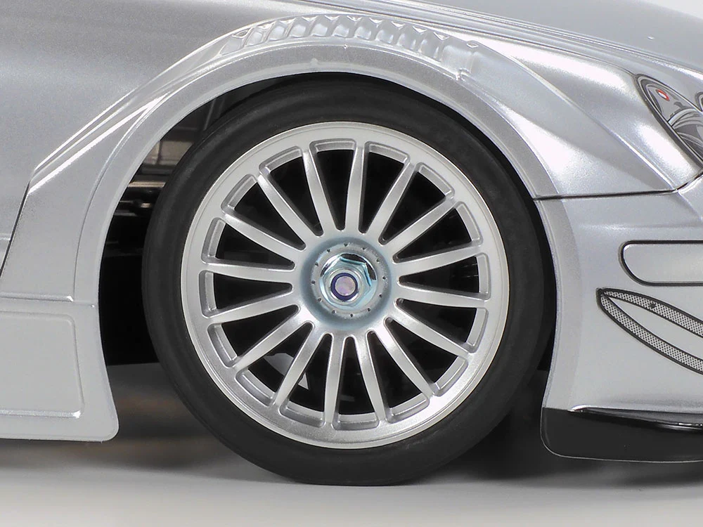 Tamiya TT-02 Mercedes-Benz CLK AMG CP Gun Metal KIT 47493 - Image 4