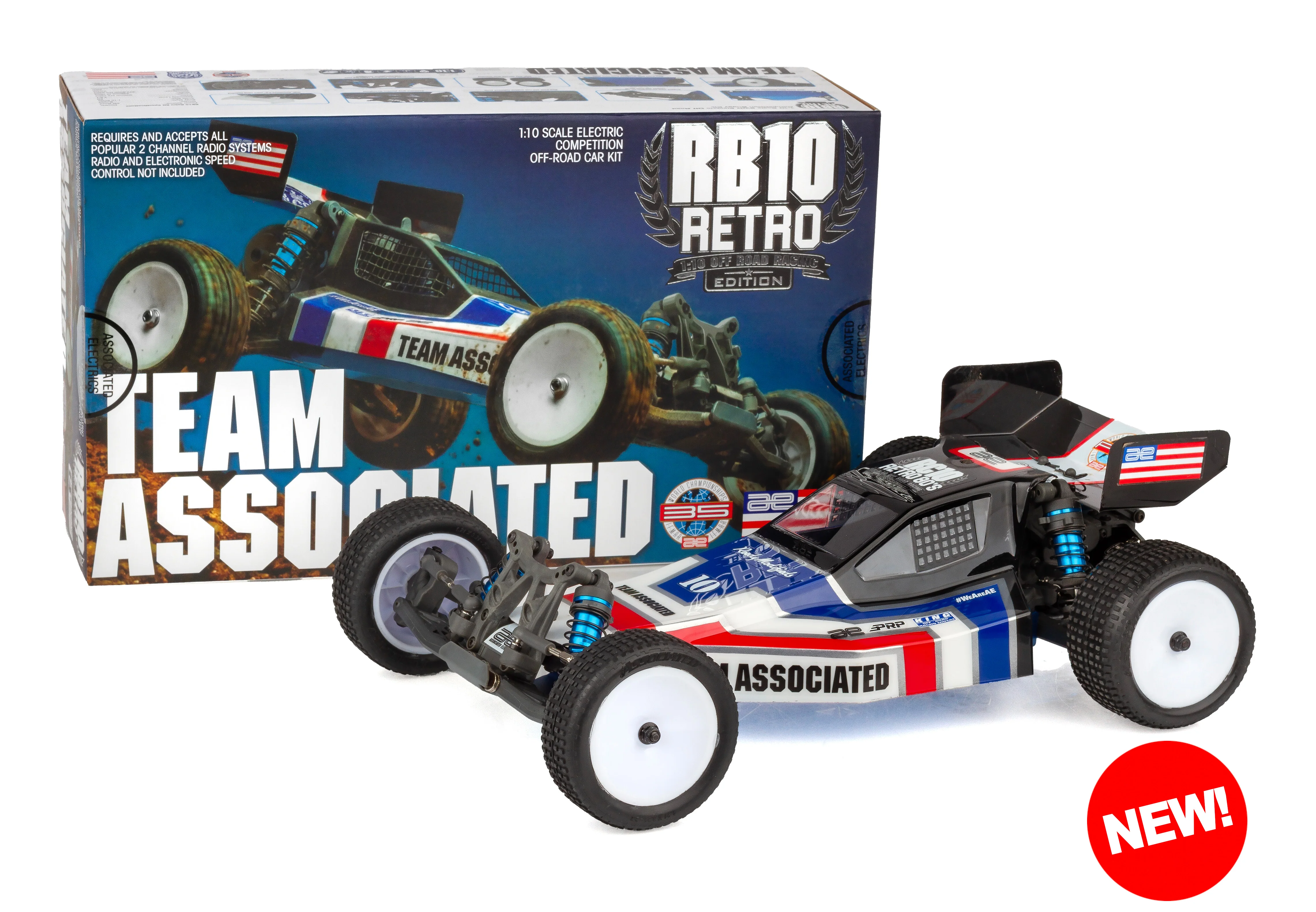 Team Associated Buggy RB10 Retro Kit 90054 - Image 8