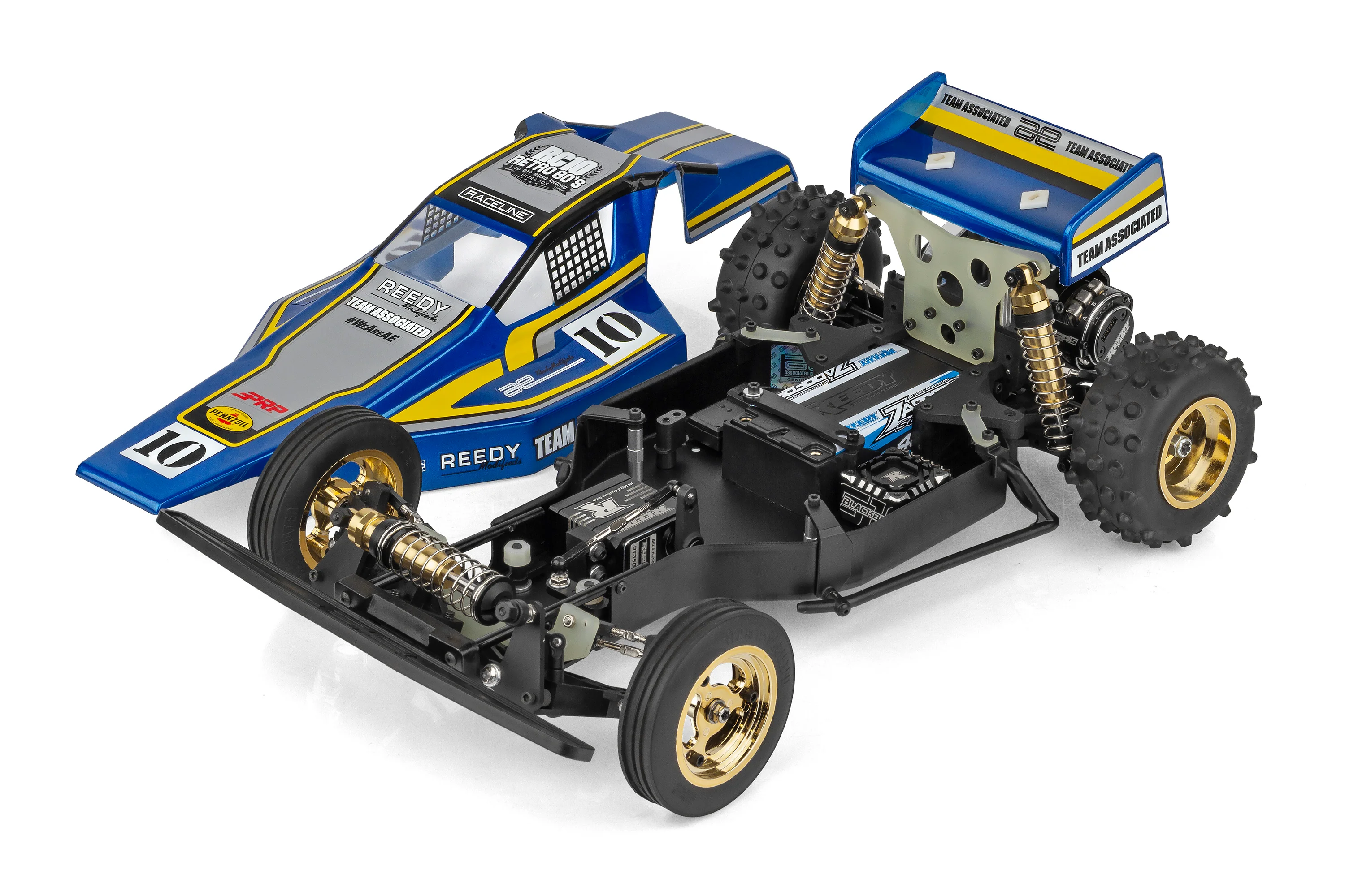 Team Associated Buggy RC10 Retro 80's Ultra Fox Kit 6051 - Image 3