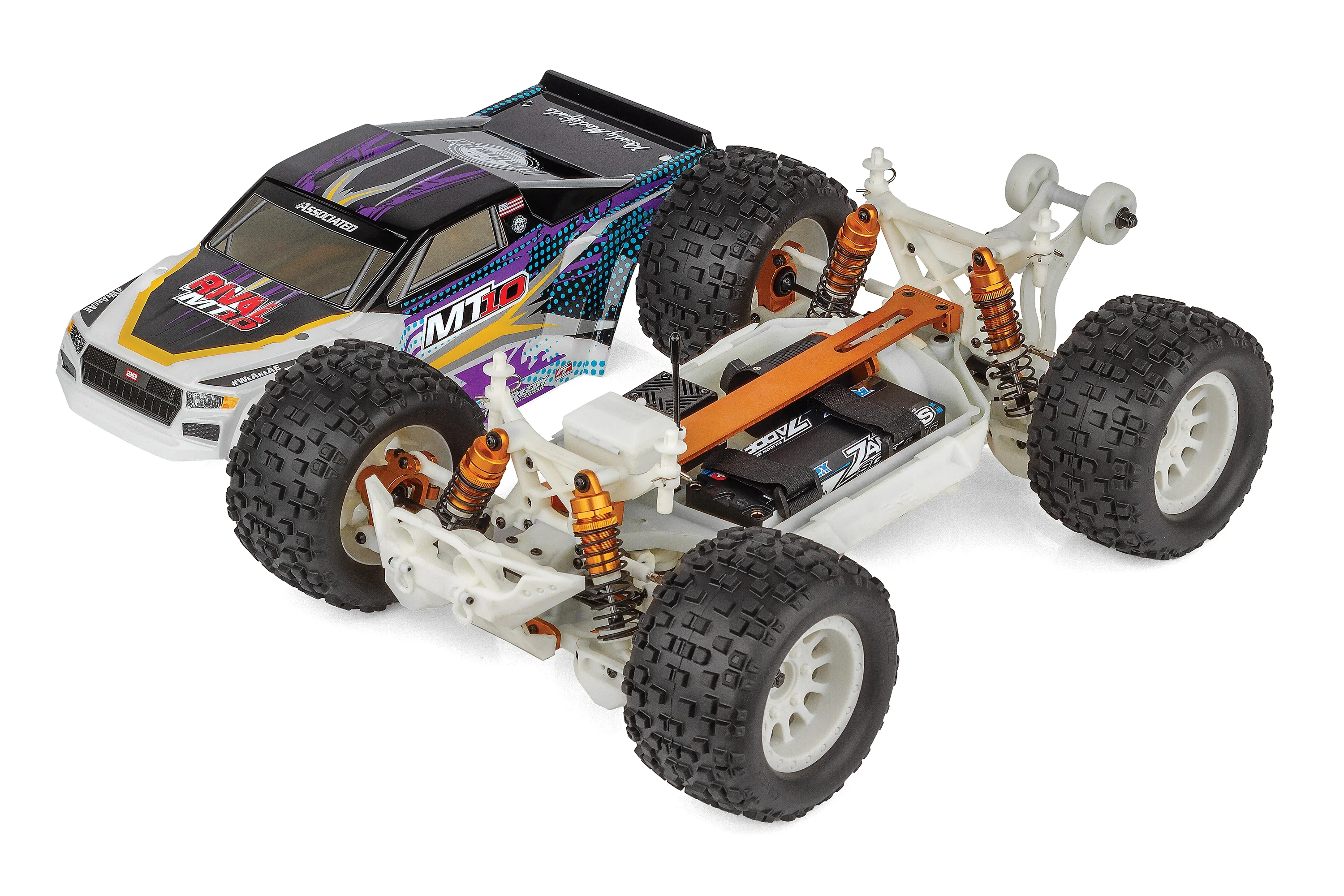 Team Associated Monster RIVAL MT10 Classic 4WD KIT 20519 - Image 3