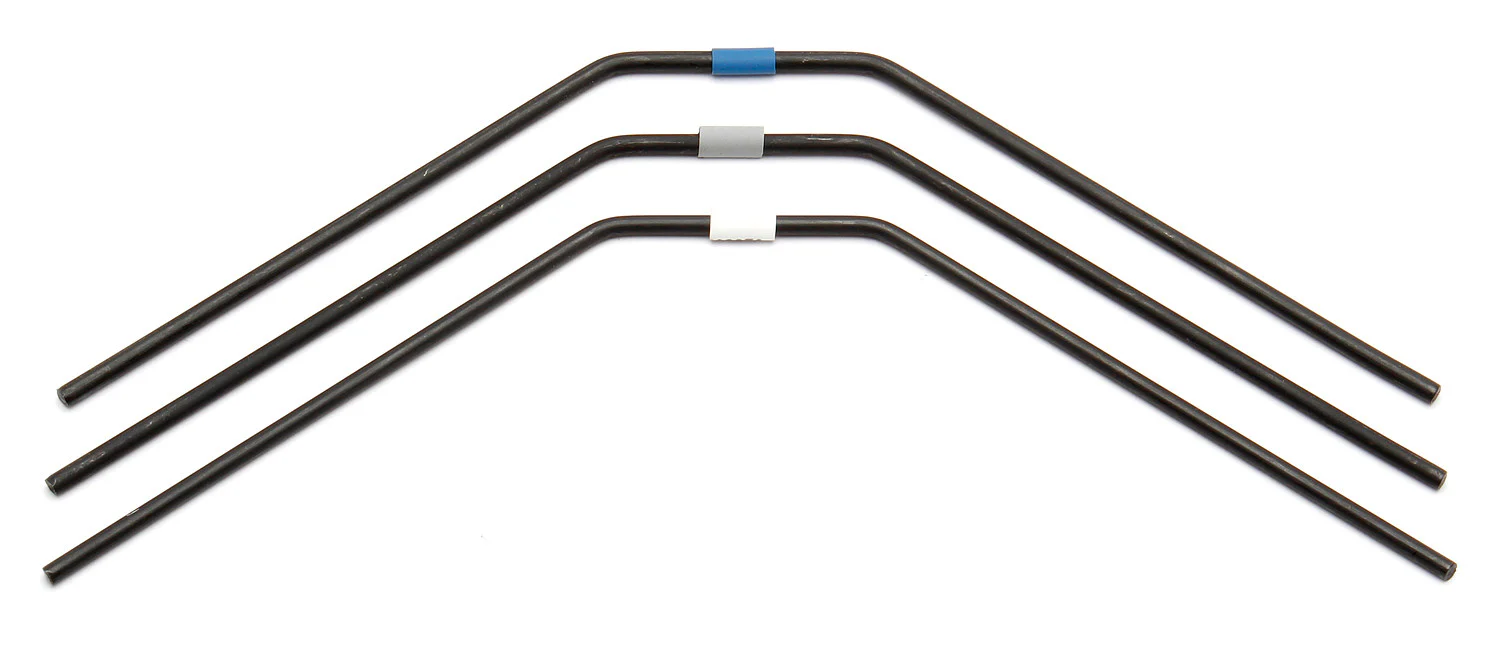 Team Associated Set Barre Antiroulis Arrière 2.5-2.7 RC8 (x3) 81140