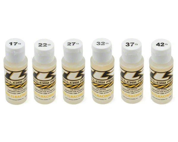 TLR Assortiment de 6 Flacons D'huile Silicone TLR74019