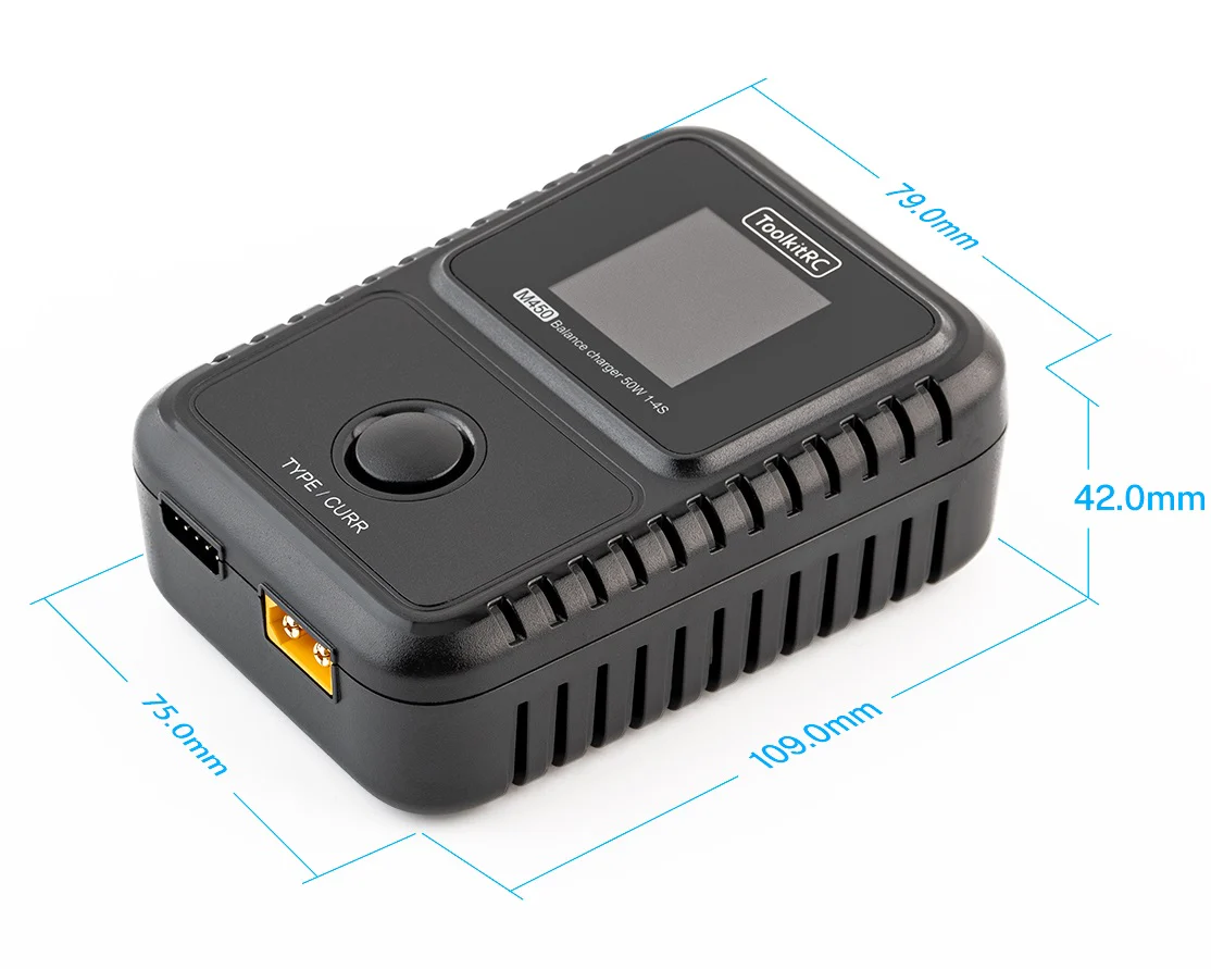 ToolkitRC Chargeur M450 2-4S 5A 50W AC TK13300 - Image 5