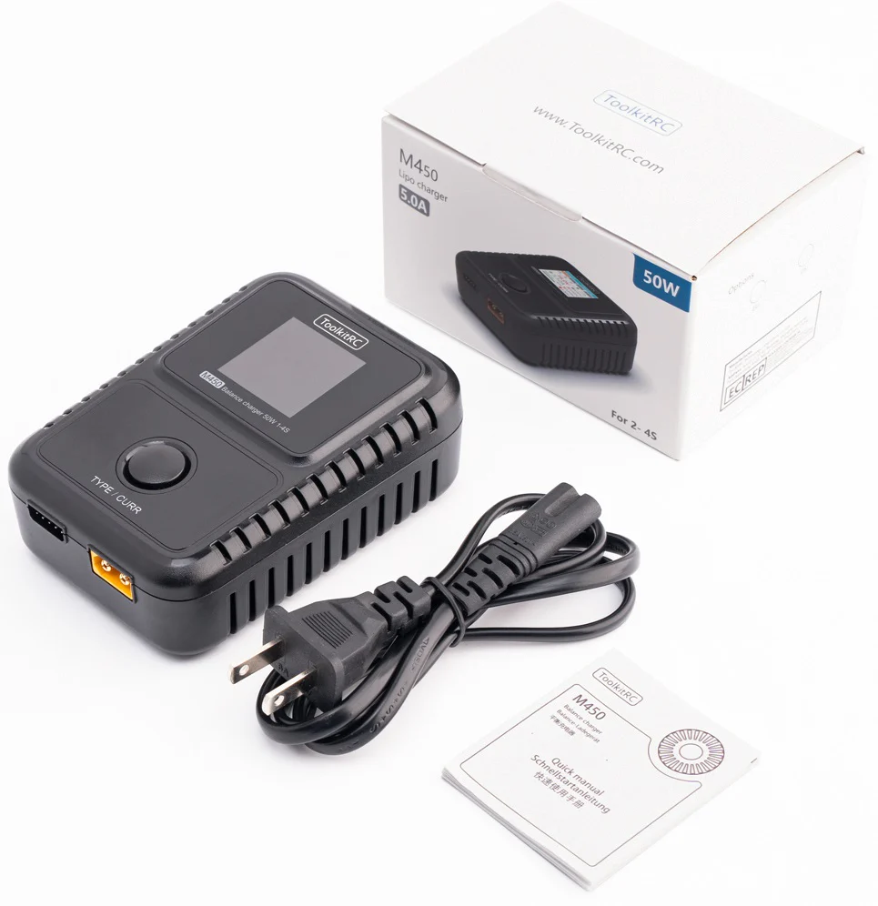 ToolkitRC Chargeur M450 2-4S 5A 50W AC TK13300 - Image 6