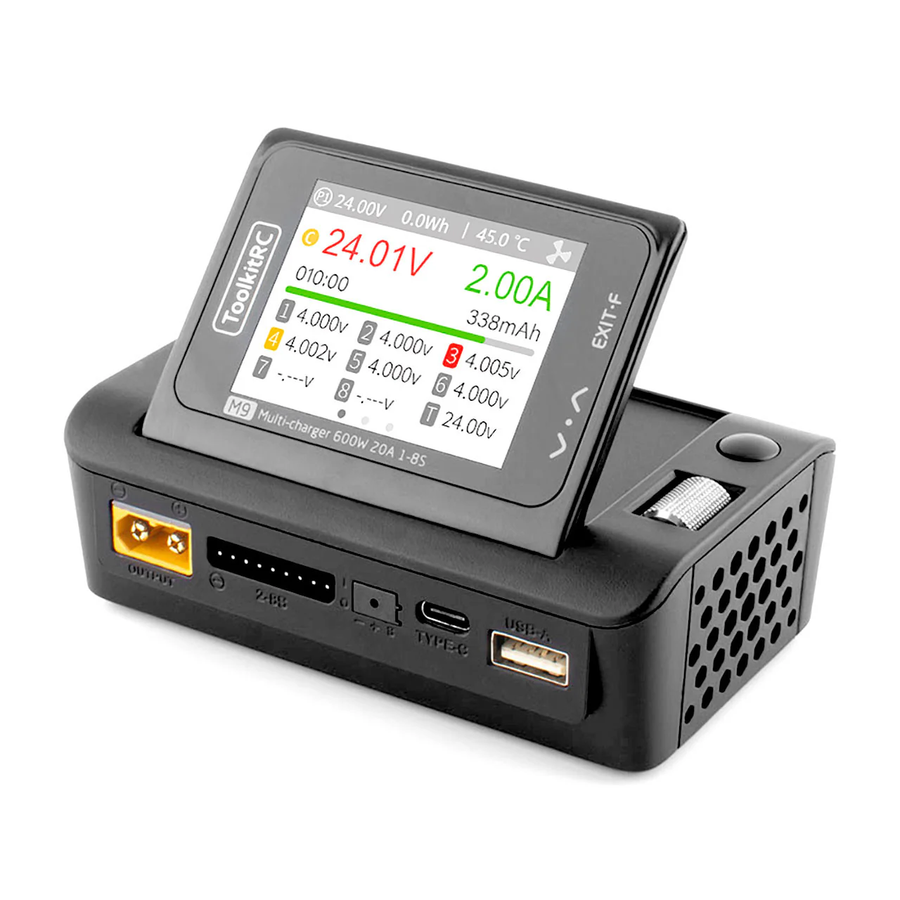 ToolkitRC Chargeur M9 1-8S 25A 600W DC 11900