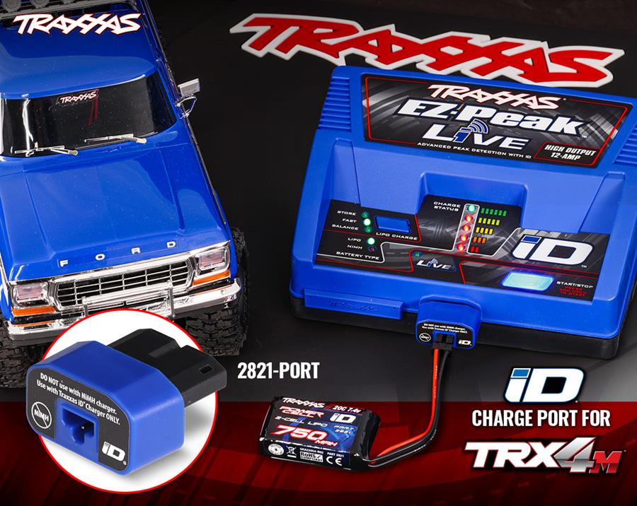 Traxxas Adaptateur Batterie TRX-4M iD 2821-PORT - Image 2