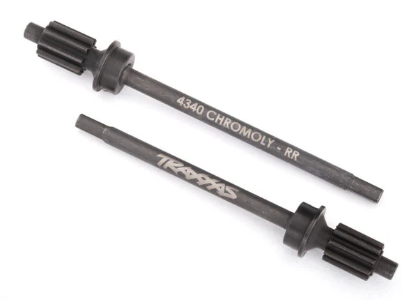 Traxxas Axes d'essieu Arrière Renforcé Gauche et Droit + Pignon de pont 8061