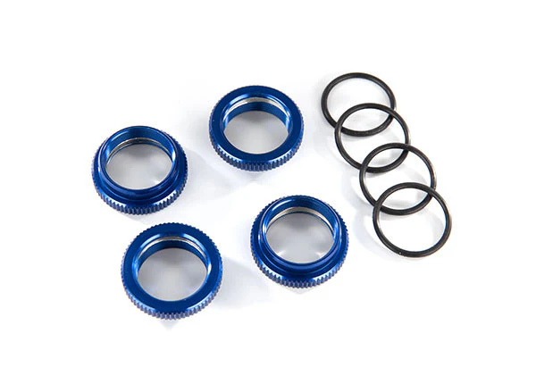 Traxxas Bague de Ressort pour GT-Maxx Bleu (x4) Maxx 8968X