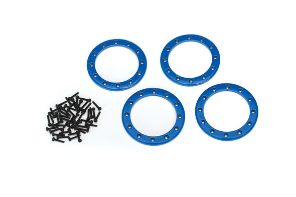 Traxxas Beadlock 2.2 Bleu Alu (x4) 8168X