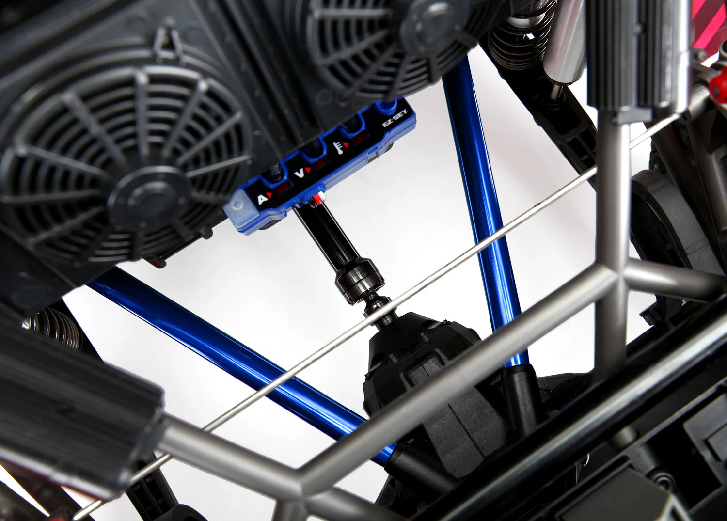 Traxxas Biellettes de suspension Alu arrière bleu (x2) 8542A - Image 2